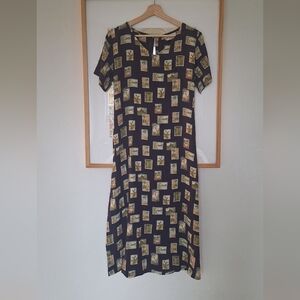 Vintage Hawaii Stamp Dress